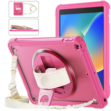Load image into Gallery viewer, Heavy Duty Hybrid Tablet Case with Hand Grip &amp; Strap, For iPad Air 2022 10.9 / Pro 11 2022, For iPad 10th Gen 10.9 2022, For iPad 10.2 2021 / 2020 / 2019, For iPad mini 6 / mini 2024, For iPad Air / Air 2 / 9.7 2018 / 2017