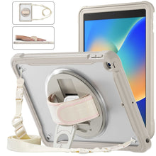 Load image into Gallery viewer, Heavy Duty Hybrid Tablet Case with Hand Grip &amp; Strap, For iPad Air 2022 10.9 / Pro 11 2022, For iPad 10th Gen 10.9 2022, For iPad 10.2 2021 / 2020 / 2019, For iPad mini 6 / mini 2024, For iPad Air / Air 2 / 9.7 2018 / 2017