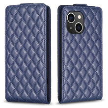Load image into Gallery viewer, Diamond Lattice Vertical Flip Leather Phone Case, For iPhone 14 Plus, For iPhone 14, For iPhone 14 Pro, For iPhone 14 Pro Max, For iPhone SE 2022 / 2020 /7 / 8, For iPhone 13 Pro Max, For iPhone 13 Pro, For iPhone 13