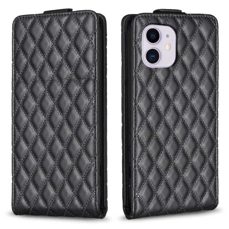 Diamond Lattice Vertical Flip Leather Phone Case, For iPhone 12 / 12 Pro, For iPhone 12 Pro Max, For iPhone 11 Pro Max, For iPhone 11, For iPhone 11 Pro, For iPhone X / XS, For iPhone XR, For iPhone XS Max