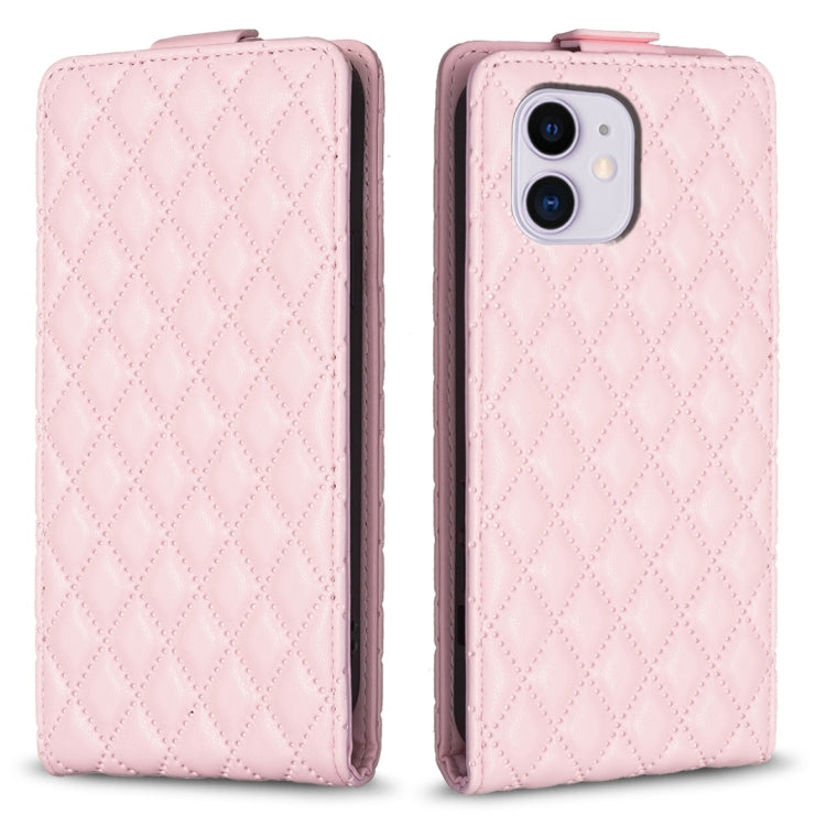 Diamond Lattice Vertical Flip Leather Phone Case, For iPhone 12 / 12 Pro, For iPhone 12 Pro Max, For iPhone 11 Pro Max, For iPhone 11, For iPhone 11 Pro, For iPhone X / XS, For iPhone XR, For iPhone XS Max
