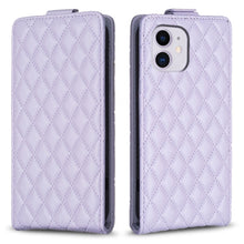 Load image into Gallery viewer, Diamond Lattice Vertical Flip Leather Phone Case, For iPhone 12 / 12 Pro, For iPhone 12 Pro Max, For iPhone 11 Pro Max, For iPhone 11, For iPhone 11 Pro, For iPhone X / XS, For iPhone XR, For iPhone XS Max