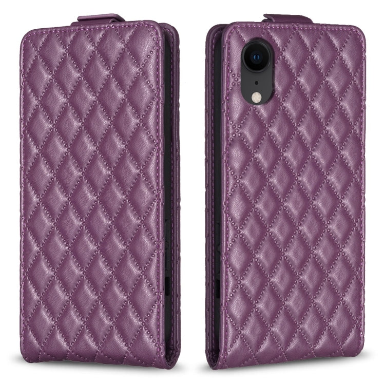 Diamond Lattice Vertical Flip Leather Phone Case, For iPhone 12 / 12 Pro, For iPhone 12 Pro Max, For iPhone 11 Pro Max, For iPhone 11, For iPhone 11 Pro, For iPhone X / XS, For iPhone XR, For iPhone XS Max