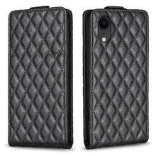 Load image into Gallery viewer, Diamond Lattice Vertical Flip Leather Phone Case, For iPhone 12 / 12 Pro, For iPhone 12 Pro Max, For iPhone 11 Pro Max, For iPhone 11, For iPhone 11 Pro, For iPhone X / XS, For iPhone XR, For iPhone XS Max