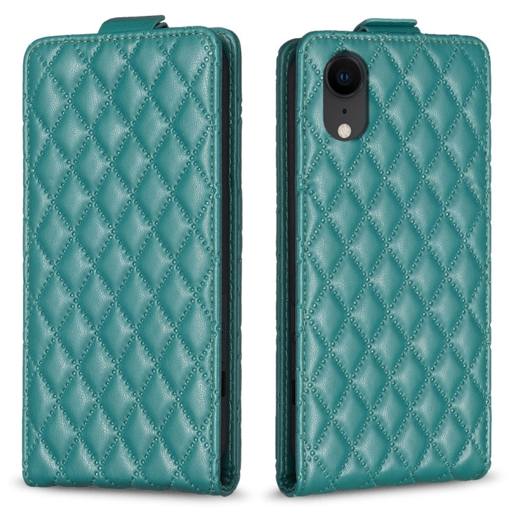 Diamond Lattice Vertical Flip Leather Phone Case, For iPhone 12 / 12 Pro, For iPhone 12 Pro Max, For iPhone 11 Pro Max, For iPhone 11, For iPhone 11 Pro, For iPhone X / XS, For iPhone XR, For iPhone XS Max