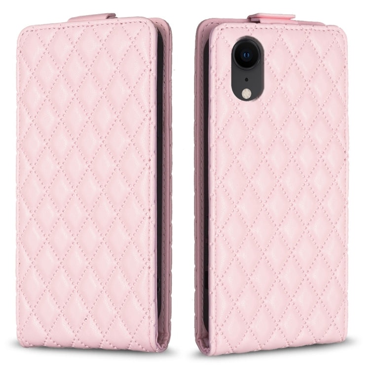 Diamond Lattice Vertical Flip Leather Phone Case, For iPhone 12 / 12 Pro, For iPhone 12 Pro Max, For iPhone 11 Pro Max, For iPhone 11, For iPhone 11 Pro, For iPhone X / XS, For iPhone XR, For iPhone XS Max