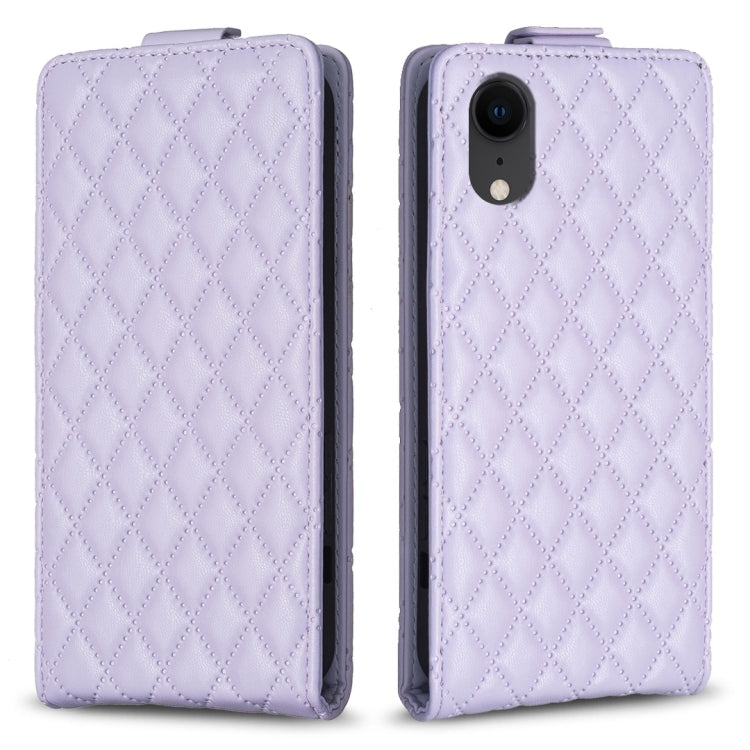 Diamond Lattice Vertical Flip Leather Phone Case, For iPhone 12 / 12 Pro, For iPhone 12 Pro Max, For iPhone 11 Pro Max, For iPhone 11, For iPhone 11 Pro, For iPhone X / XS, For iPhone XR, For iPhone XS Max