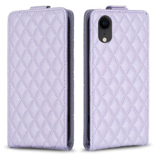Load image into Gallery viewer, Diamond Lattice Vertical Flip Leather Phone Case, For iPhone 12 / 12 Pro, For iPhone 12 Pro Max, For iPhone 11 Pro Max, For iPhone 11, For iPhone 11 Pro, For iPhone X / XS, For iPhone XR, For iPhone XS Max