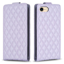 Load image into Gallery viewer, Diamond Lattice Vertical Flip Leather Phone Case, For iPhone 14 Plus, For iPhone 14, For iPhone 14 Pro, For iPhone 14 Pro Max, For iPhone SE 2022 / 2020 /7 / 8, For iPhone 13 Pro Max, For iPhone 13 Pro, For iPhone 13