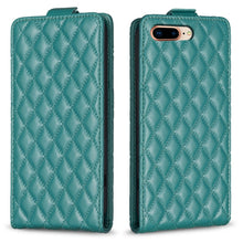 Load image into Gallery viewer, Diamond Lattice Vertical Flip Leather Phone Case, For iPhone 7 Plus / 8 Plus