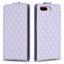 Load image into Gallery viewer, Diamond Lattice Vertical Flip Leather Phone Case, For iPhone 7 Plus / 8 Plus