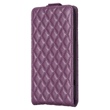 Load image into Gallery viewer, Diamond Lattice Vertical Flip Leather Phone Case, For iPhone 16 Pro Max, For iPhone 16 Pro, For iPhone 16 Plus, For iPhone 16, For iPhone 15 Pro Max, For iPhone 15 Pro, For iPhone 15 Plus, For iPhone 15