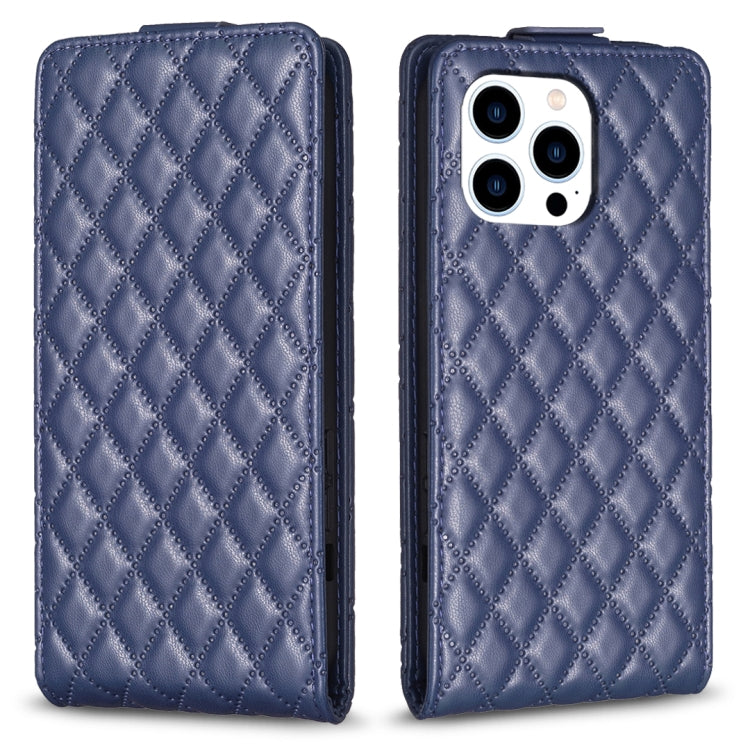 Diamond Lattice Vertical Flip Leather Phone Case, For iPhone 16 Pro Max, For iPhone 16 Pro, For iPhone 16 Plus, For iPhone 16, For iPhone 15 Pro Max, For iPhone 15 Pro, For iPhone 15 Plus, For iPhone 15