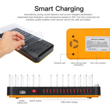 Load image into Gallery viewer, WLX-815P 180W 15 Ports USB Fast Charging Dock Smart Charger with Holder, 180W US Plug, 180W EU Plug, 180W UK Plug, 180W AU Plug