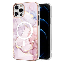 Load image into Gallery viewer, Marble Pattern Dual-side IMD Magsafe TPU Phone Case, For iPhone 12 / 12 Pro, For iPhone 12 Pro Max, For iPhone 11 Pro Max, For iPhone 11, For iPhone 11 Pro
