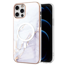 Load image into Gallery viewer, Marble Pattern Dual-side IMD Magsafe TPU Phone Case, For iPhone 12 / 12 Pro, For iPhone 12 Pro Max, For iPhone 11 Pro Max, For iPhone 11, For iPhone 11 Pro
