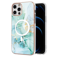 Load image into Gallery viewer, Marble Pattern Dual-side IMD Magsafe TPU Phone Case, For iPhone 12 / 12 Pro, For iPhone 12 Pro Max, For iPhone 11 Pro Max, For iPhone 11, For iPhone 11 Pro