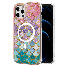 Load image into Gallery viewer, Marble Pattern Dual-side IMD Magsafe TPU Phone Case, For iPhone 12 / 12 Pro, For iPhone 12 Pro Max, For iPhone 11 Pro Max, For iPhone 11, For iPhone 11 Pro