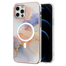 Load image into Gallery viewer, Marble Pattern Dual-side IMD Magsafe TPU Phone Case, For iPhone 12 / 12 Pro, For iPhone 12 Pro Max, For iPhone 11 Pro Max, For iPhone 11, For iPhone 11 Pro