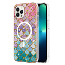 Load image into Gallery viewer, Marble Pattern Dual-side IMD Magsafe TPU Phone Case, For iPhone 15 Pro Max, For iPhone 14 Plus, For iPhone 15 Pro, For iPhone 14, For iPhone 14 Pro, For iPhone 15 Plus