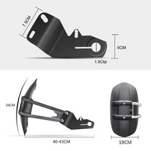 Load image into Gallery viewer, Motorcycle Stainless Steel Modified Rear Wheel Fender Dustproof Splash Flaps Mudguards Fender Guard, A Style Foot, B Style Foot, C Style Foot, D Style Foot, E Style Foot
