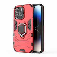 Load image into Gallery viewer, Shockproof PC + TPU Holder Phone Case, For iPhone 16 Pro Max, For iPhone 16 Pro, For iPhone 16 Plus, For iPhone 16, For iPhone 15 Pro Max, For iPhone 15 Pro, For iPhone 15 Plus, For iPhone 15