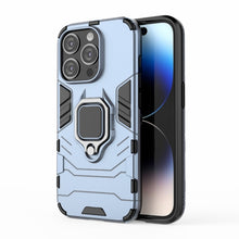 Load image into Gallery viewer, Shockproof PC + TPU Holder Phone Case, For iPhone 16 Pro Max, For iPhone 16 Pro, For iPhone 16 Plus, For iPhone 16, For iPhone 15 Pro Max, For iPhone 15 Pro, For iPhone 15 Plus, For iPhone 15