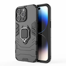 Load image into Gallery viewer, Shockproof PC + TPU Holder Phone Case, For iPhone 16 Pro Max, For iPhone 16 Pro, For iPhone 16 Plus, For iPhone 16, For iPhone 15 Pro Max, For iPhone 15 Pro, For iPhone 15 Plus, For iPhone 15