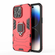 Load image into Gallery viewer, Shockproof PC + TPU Holder Phone Case, For iPhone 16 Pro Max, For iPhone 16 Pro, For iPhone 16 Plus, For iPhone 16, For iPhone 15 Pro Max, For iPhone 15 Pro, For iPhone 15 Plus, For iPhone 15