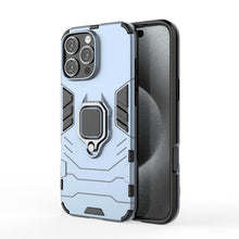 Load image into Gallery viewer, Shockproof PC + TPU Holder Phone Case, For iPhone 16 Pro Max, For iPhone 16 Pro, For iPhone 16 Plus, For iPhone 16, For iPhone 15 Pro Max, For iPhone 15 Pro, For iPhone 15 Plus, For iPhone 15
