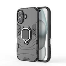 Load image into Gallery viewer, Shockproof PC + TPU Holder Phone Case, For iPhone 16 Pro Max, For iPhone 16 Pro, For iPhone 16 Plus, For iPhone 16, For iPhone 15 Pro Max, For iPhone 15 Pro, For iPhone 15 Plus, For iPhone 15