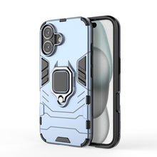 Load image into Gallery viewer, Shockproof PC + TPU Holder Phone Case, For iPhone 16 Pro Max, For iPhone 16 Pro, For iPhone 16 Plus, For iPhone 16, For iPhone 15 Pro Max, For iPhone 15 Pro, For iPhone 15 Plus, For iPhone 15