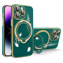 Load image into Gallery viewer, Multifunction Electroplating MagSafe Holder Phone Case, For iPhone 15 Pro Max, For iPhone 15 Pro, For iPhone 15 Plus, For iPhone 15, For iPhone 14 Plus, For iPhone 14, For iPhone 14 Pro, For iPhone 14 Pro Max