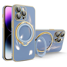 Load image into Gallery viewer, Multifunction Electroplating MagSafe Holder Phone Case, For iPhone 15 Pro Max, For iPhone 15 Pro, For iPhone 15 Plus, For iPhone 15, For iPhone 14 Plus, For iPhone 14, For iPhone 14 Pro, For iPhone 14 Pro Max