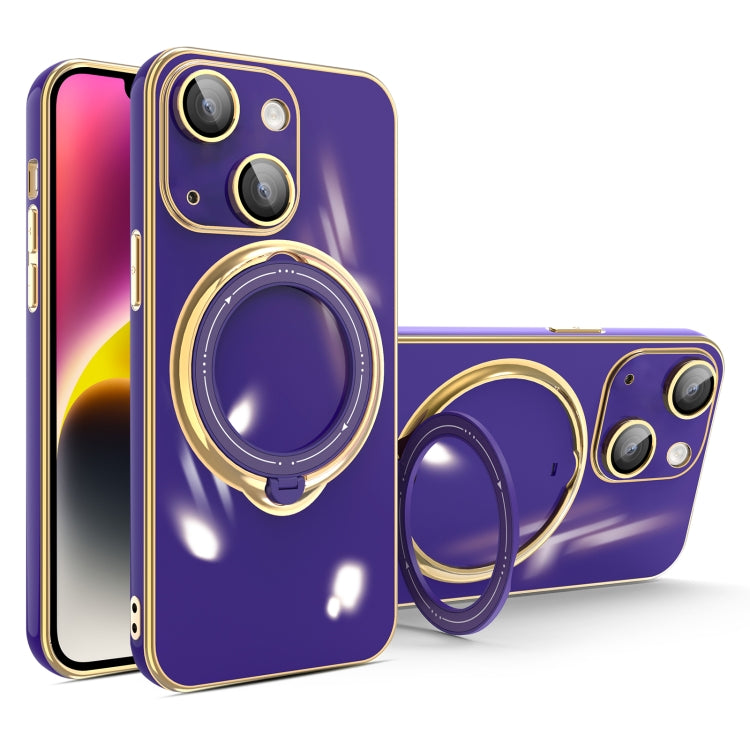 Multifunction Electroplating MagSafe Holder Phone Case, For iPhone 15 Pro Max, For iPhone 15 Pro, For iPhone 15 Plus, For iPhone 15, For iPhone 14 Plus, For iPhone 14, For iPhone 14 Pro, For iPhone 14 Pro Max