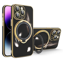 Load image into Gallery viewer, Multifunction Electroplating MagSafe Holder Phone Case, For iPhone 15 Pro Max, For iPhone 15 Pro, For iPhone 15 Plus, For iPhone 15, For iPhone 14 Plus, For iPhone 14, For iPhone 14 Pro, For iPhone 14 Pro Max