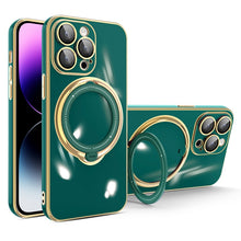 Load image into Gallery viewer, Multifunction Electroplating MagSafe Holder Phone Case, For iPhone 15 Pro Max, For iPhone 15 Pro, For iPhone 15 Plus, For iPhone 15, For iPhone 14 Plus, For iPhone 14, For iPhone 14 Pro, For iPhone 14 Pro Max