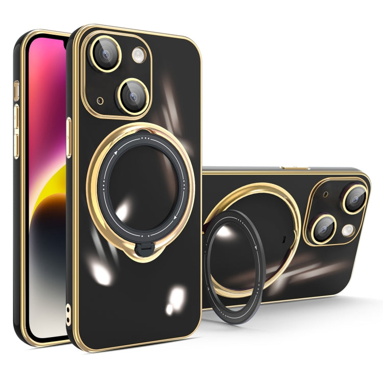 Multifunction Electroplating MagSafe Holder Phone Case, For iPhone 15 Pro Max, For iPhone 15 Pro, For iPhone 15 Plus, For iPhone 15, For iPhone 14 Plus, For iPhone 14, For iPhone 14 Pro, For iPhone 14 Pro Max