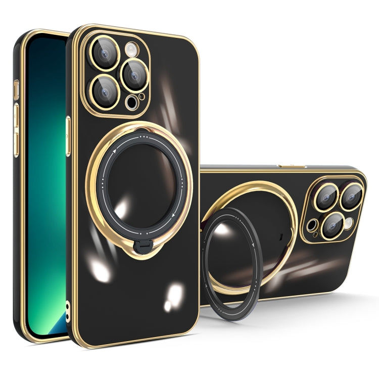 Multifunction Electroplating MagSafe Holder Phone Case, For iPhone SE 2022 / 2020 / 8 / 7, For iPhone 13 Pro Max, For iPhone 13 Pro, For iPhone 13, For iPhone 12, For iPhone 12 Pro Max, For iPhone 11 Pro Max, For iPhone 11