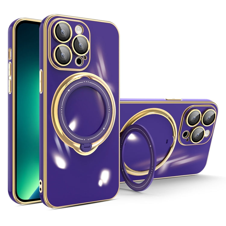 Multifunction Electroplating MagSafe Holder Phone Case, For iPhone SE 2022 / 2020 / 8 / 7, For iPhone 13 Pro Max, For iPhone 13 Pro, For iPhone 13, For iPhone 12, For iPhone 12 Pro Max, For iPhone 11 Pro Max, For iPhone 11
