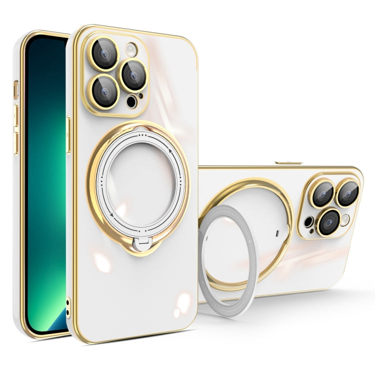 Multifunction Electroplating MagSafe Holder Phone Case, For iPhone SE 2022 / 2020 / 8 / 7, For iPhone 13 Pro Max, For iPhone 13 Pro, For iPhone 13, For iPhone 12, For iPhone 12 Pro Max, For iPhone 11 Pro Max, For iPhone 11