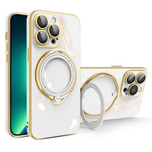 Load image into Gallery viewer, Multifunction Electroplating MagSafe Holder Phone Case, For iPhone SE 2022 / 2020 / 8 / 7, For iPhone 13 Pro Max, For iPhone 13 Pro, For iPhone 13, For iPhone 12, For iPhone 12 Pro Max, For iPhone 11 Pro Max, For iPhone 11