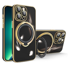 Load image into Gallery viewer, Multifunction Electroplating MagSafe Holder Phone Case, For iPhone SE 2022 / 2020 / 8 / 7, For iPhone 13 Pro Max, For iPhone 13 Pro, For iPhone 13, For iPhone 12, For iPhone 12 Pro Max, For iPhone 11 Pro Max, For iPhone 11