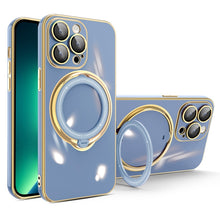 Load image into Gallery viewer, Multifunction Electroplating MagSafe Holder Phone Case, For iPhone SE 2022 / 2020 / 8 / 7, For iPhone 13 Pro Max, For iPhone 13 Pro, For iPhone 13, For iPhone 12, For iPhone 12 Pro Max, For iPhone 11 Pro Max, For iPhone 11
