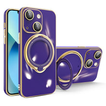 Load image into Gallery viewer, Multifunction Electroplating MagSafe Holder Phone Case, For iPhone SE 2022 / 2020 / 8 / 7, For iPhone 13 Pro Max, For iPhone 13 Pro, For iPhone 13, For iPhone 12, For iPhone 12 Pro Max, For iPhone 11 Pro Max, For iPhone 11