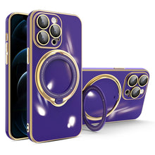 Load image into Gallery viewer, Multifunction Electroplating MagSafe Holder Phone Case, For iPhone SE 2022 / 2020 / 8 / 7, For iPhone 13 Pro Max, For iPhone 13 Pro, For iPhone 13, For iPhone 12, For iPhone 12 Pro Max, For iPhone 12 Pro, For iPhone 11 Pro Max