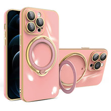 Load image into Gallery viewer, Multifunction Electroplating MagSafe Holder Phone Case, For iPhone SE 2022 / 2020 / 8 / 7, For iPhone 13 Pro Max, For iPhone 13 Pro, For iPhone 13, For iPhone 12, For iPhone 12 Pro Max, For iPhone 12 Pro, For iPhone 11 Pro Max