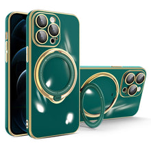 Load image into Gallery viewer, Multifunction Electroplating MagSafe Holder Phone Case, For iPhone SE 2022 / 2020 / 8 / 7, For iPhone 13 Pro Max, For iPhone 13 Pro, For iPhone 13, For iPhone 12, For iPhone 12 Pro Max, For iPhone 12 Pro, For iPhone 11 Pro Max
