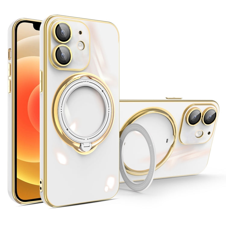 Multifunction Electroplating MagSafe Holder Phone Case, For iPhone SE 2022 / 2020 / 8 / 7, For iPhone 13 Pro Max, For iPhone 13 Pro, For iPhone 13, For iPhone 12, For iPhone 12 Pro Max, For iPhone 12 Pro, For iPhone 11 Pro Max