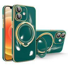 Load image into Gallery viewer, Multifunction Electroplating MagSafe Holder Phone Case, For iPhone SE 2022 / 2020 / 8 / 7, For iPhone 13 Pro Max, For iPhone 13 Pro, For iPhone 13, For iPhone 12, For iPhone 12 Pro Max, For iPhone 12 Pro, For iPhone 11 Pro Max